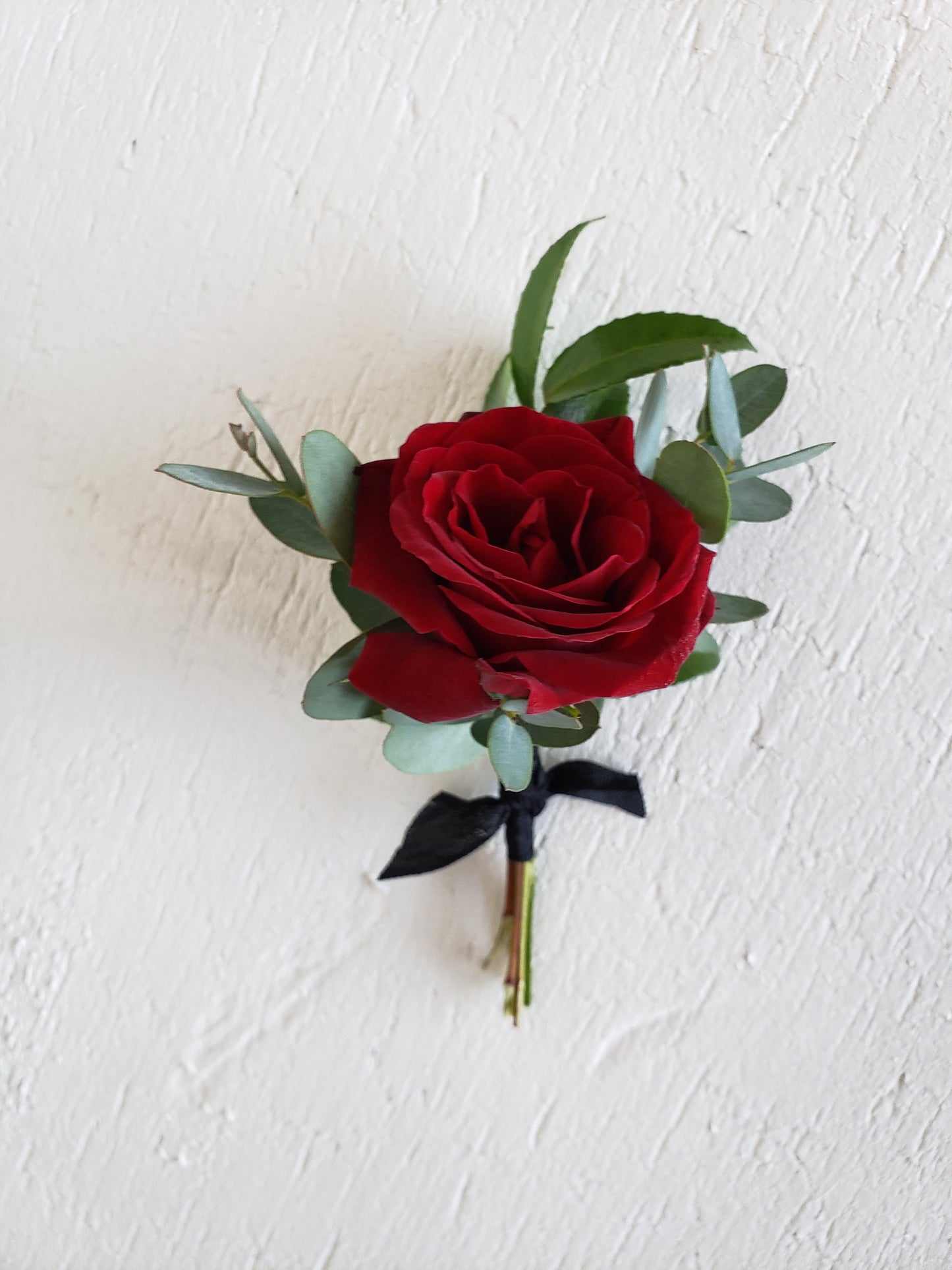 Burgundy Boutonniere