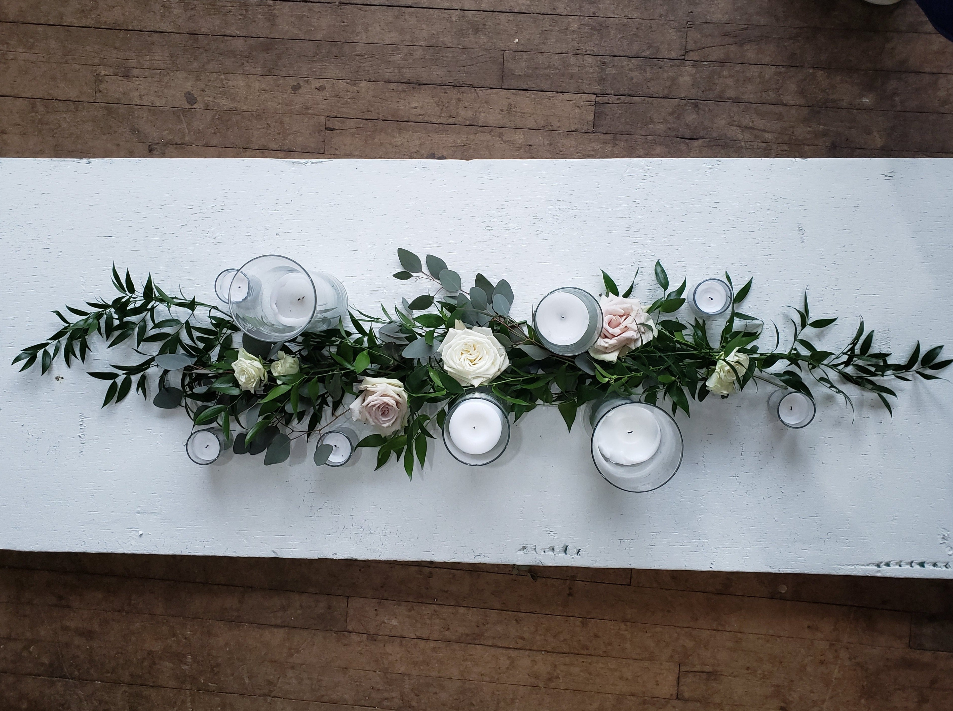 Greenery Garland-ORDERED BY THE FOOT-For Rectangular Tables